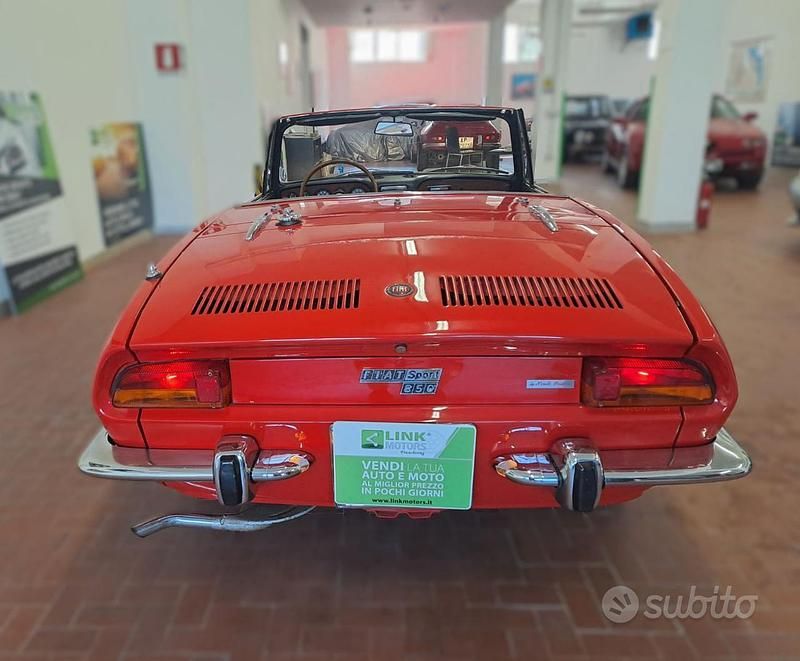Usata Fiat 850 1970 Rosso Cabrio