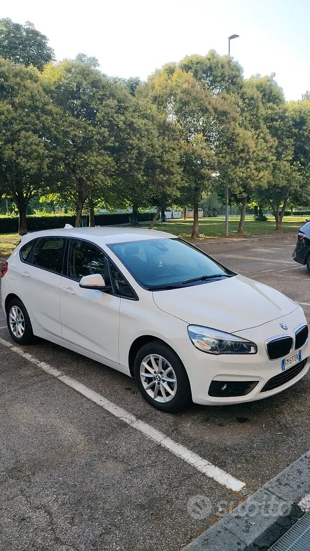 Usata BMW 218 Active Tourer 95 CV (69 kW) 2017 Bianco Monovolume