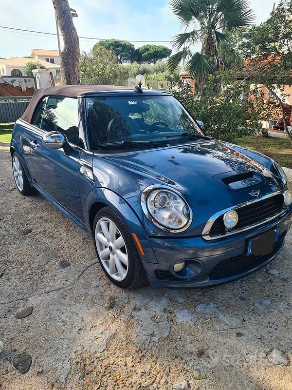Usata Mini Cooper S Cabriolet 175 CV (128 kW) 2009 Blu Cabrio