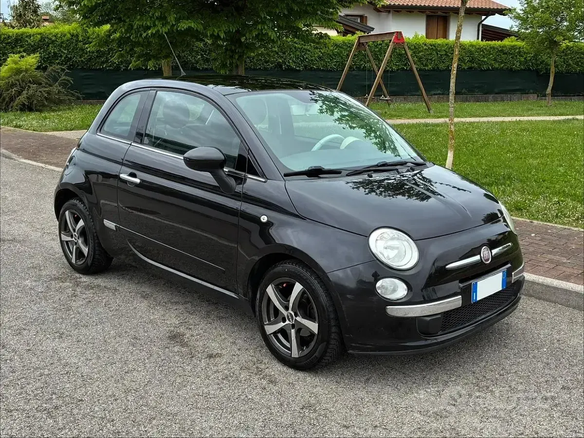 Usata Fiat 500 Lounge 69 CV (50 kW) 2010 Nero Berlina