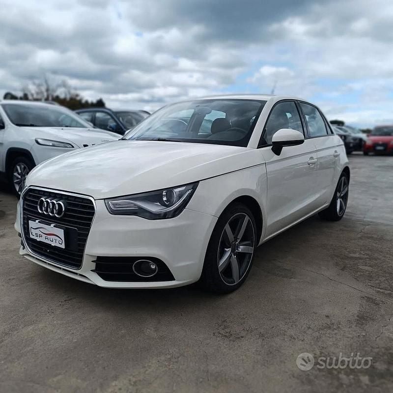 Usata Audi A1 90 CV (66 kW) 2013 Bianco Utilitaria