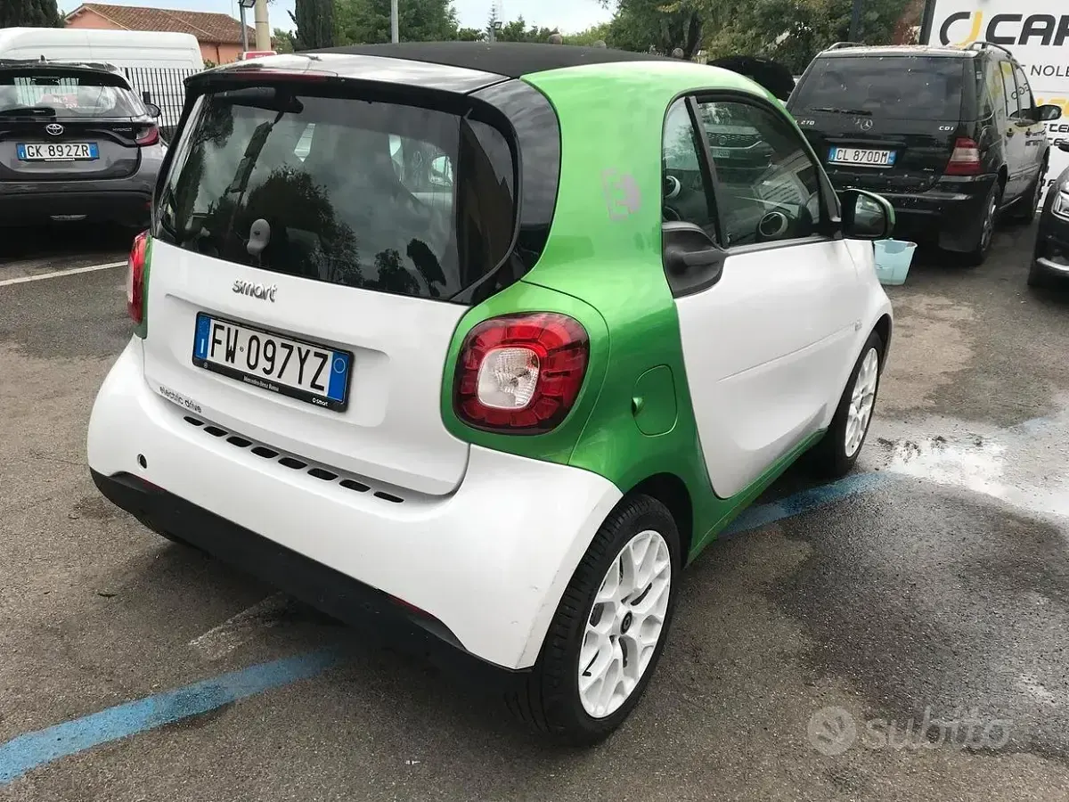 Używany Smart ForTwo Electric Drive Passion 41 kW (56 KM) 2019 Biały Kabriolet