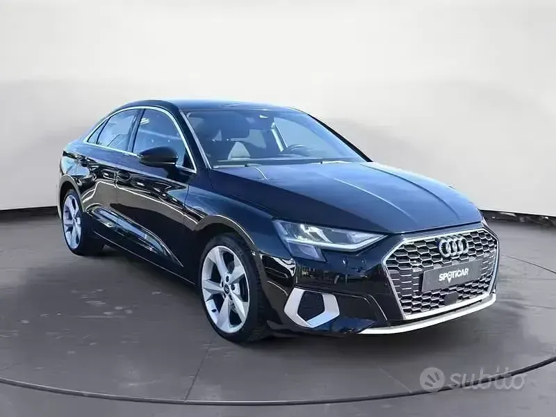 Usata Audi A3 Advanced 150 CV (110 kW) 2021 Nero Berlina