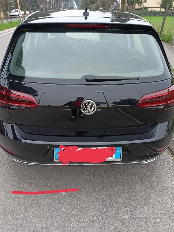 Usata VW Golf VII 110 CV (80 kW) 2018 Nero Berlina