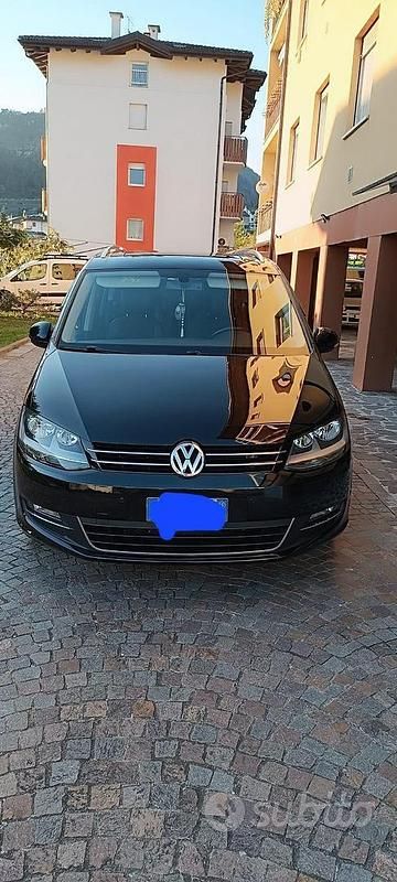 Usata VW Sharan 150 CV (110 kW) 2015 Nero Monovolume