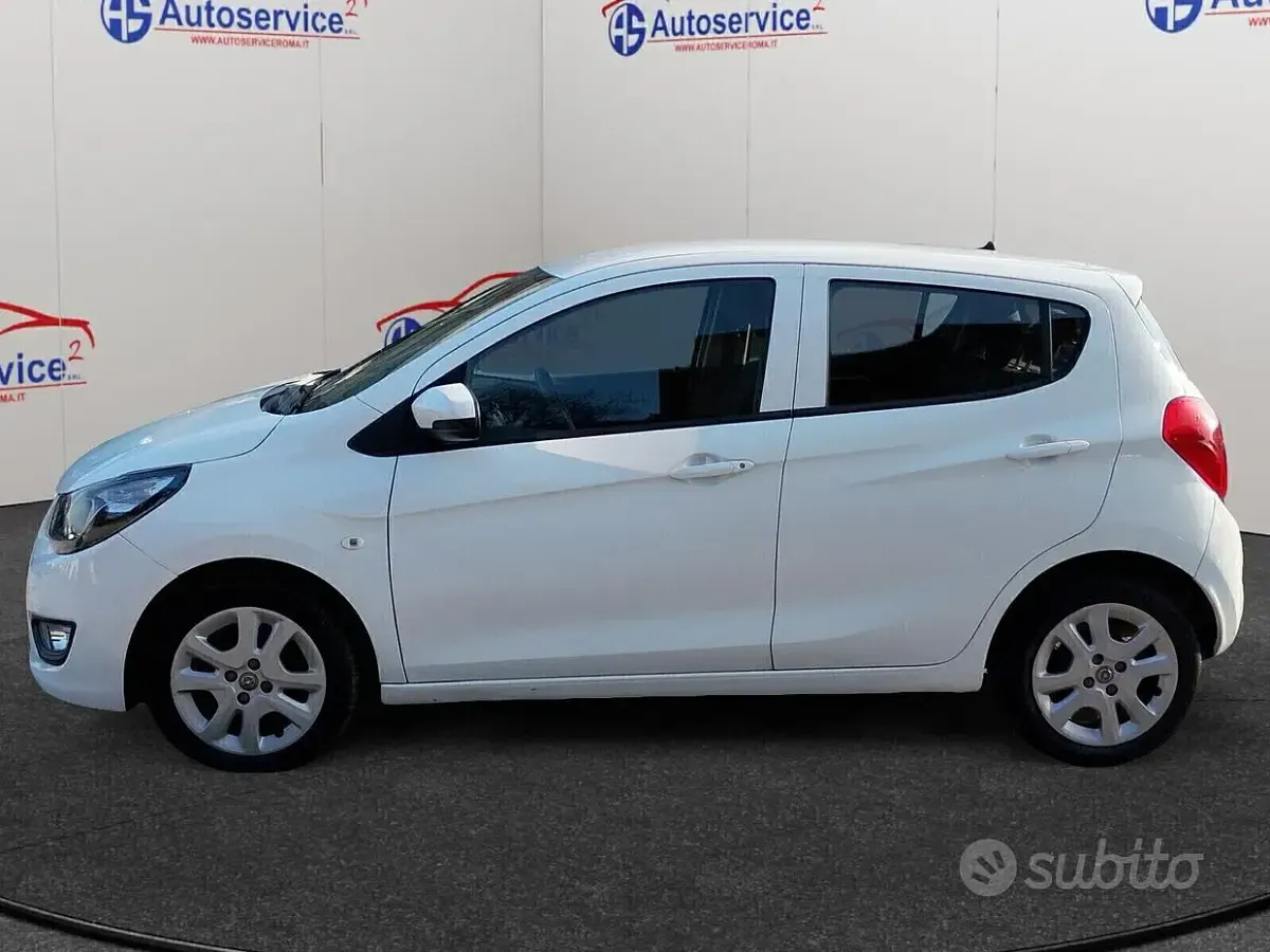 Usata Opel Karl Cosmo 75 CV (55 kW) 2016 Bianco Utilitaria