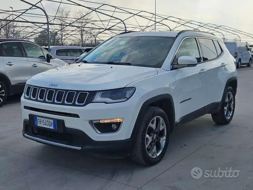 Usata Jeep Compass Limited 140 CV (102 kW) 2018 Bianco SUV