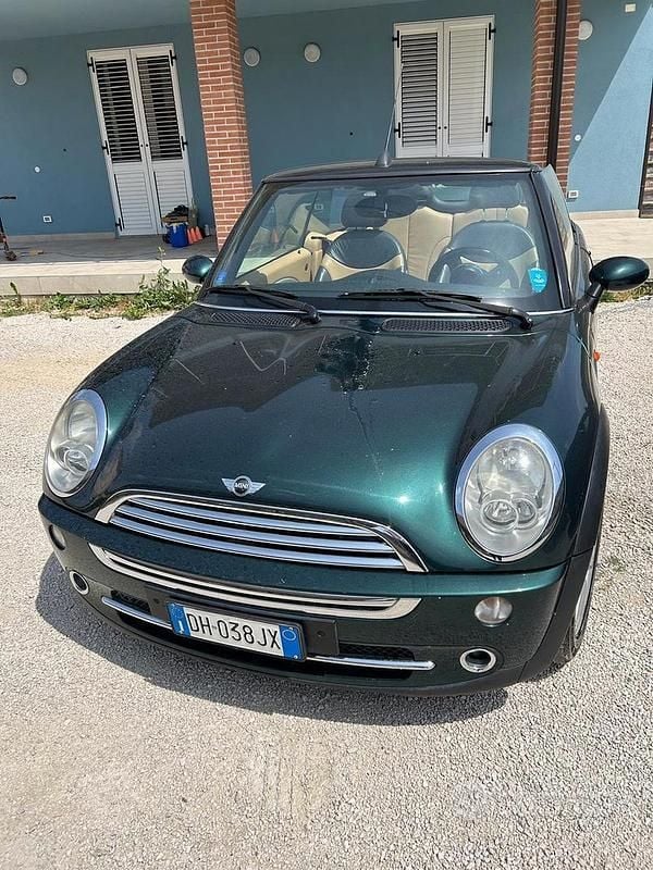 Usata Mini Cooper Cabriolet 116 CV (85 kW) 2005 Verde Cabrio