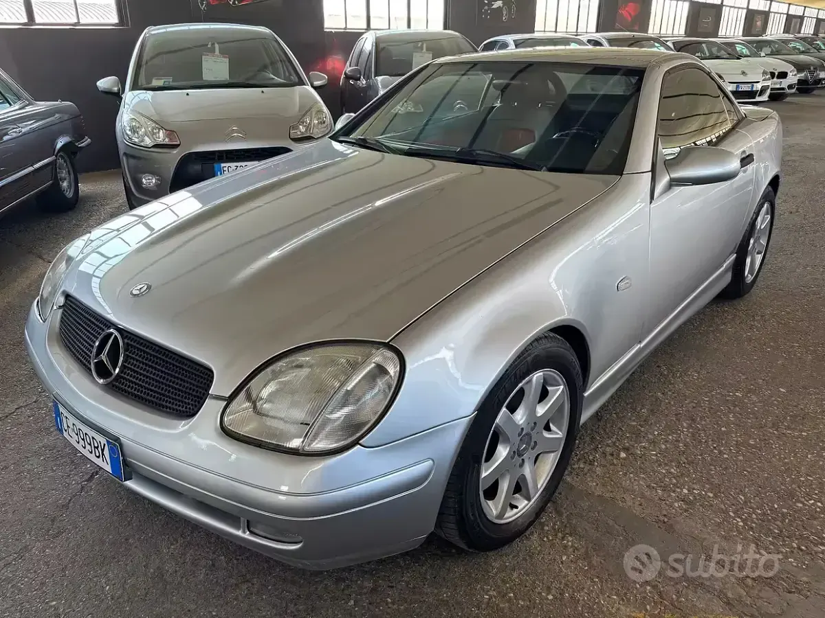 Usata Mercedes SLK200 Elegance 192 CV (141 kW) 1997 Grigio Cabrio