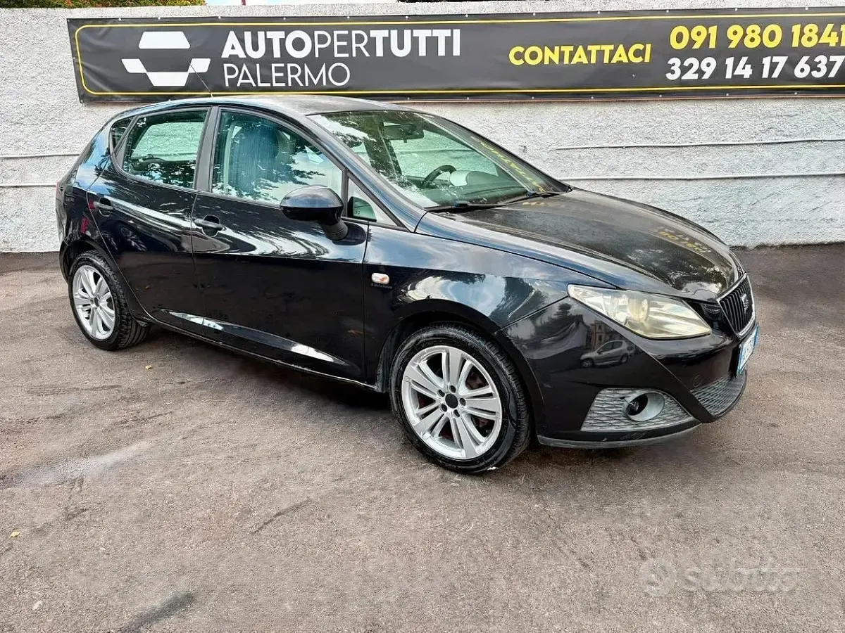 Usata Seat Ibiza SC Stylance 80 CV (58 kW) 2008 Nero Utilitaria