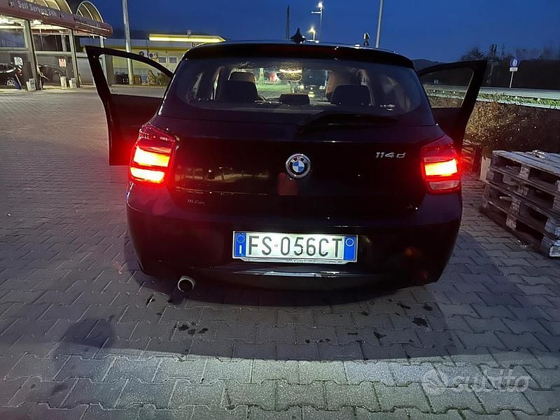 Usata BMW 114 95 CV (69 kW) 2012 Nero Utilitaria