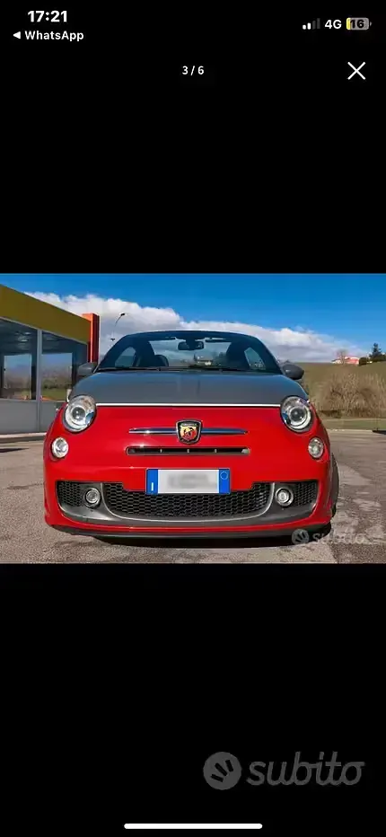 Usata Abarth 595 Turismo 160 CV (117 kW) 2012 Cabrio