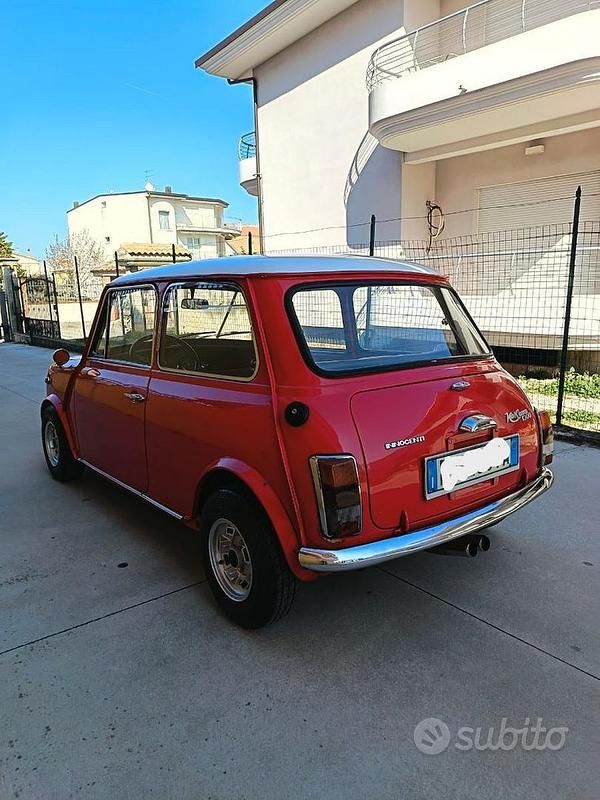 Usata Innocenti Mini 1970 Rosso