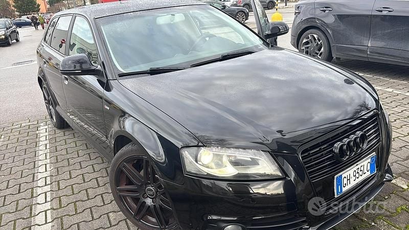 Usata Audi A3 S-Line 105 CV (77 kW) 2010 Nero Utilitaria