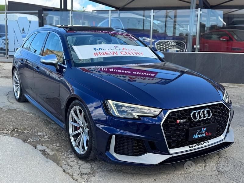Usata Audi RS4 450 CV (330 kW) 2019 Blu Station wagon