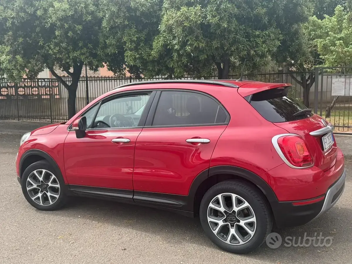 Usata Fiat 500X 95 CV (69 kW) 2017 Rosso SUV