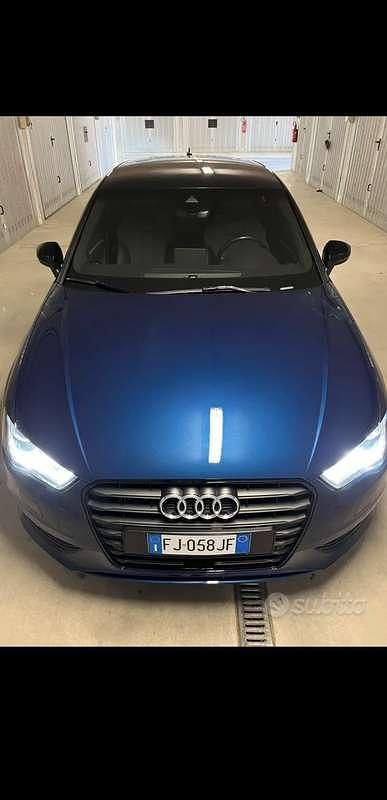 Usata Audi A3 Ambition 150 CV (110 kW) 2017 Blu/azzurro Berlina