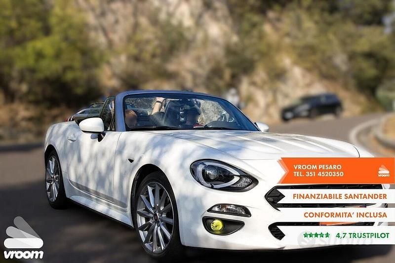 Usata Fiat 124 Spider Lusso 140 CV (102 kW) 2018 Bianco Cabrio
