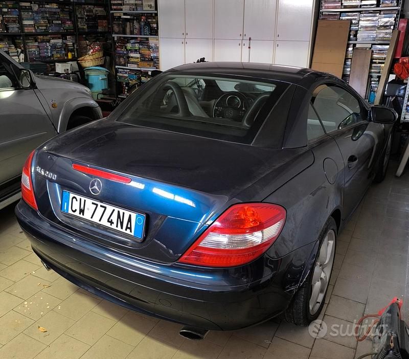 Usata Mercedes SLK200 2005 Blu Cabrio