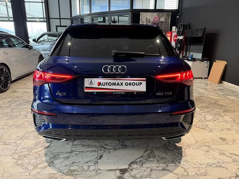 Usata Audi A3 S-Line 150 CV (110 kW) 2020 Blu Berlina