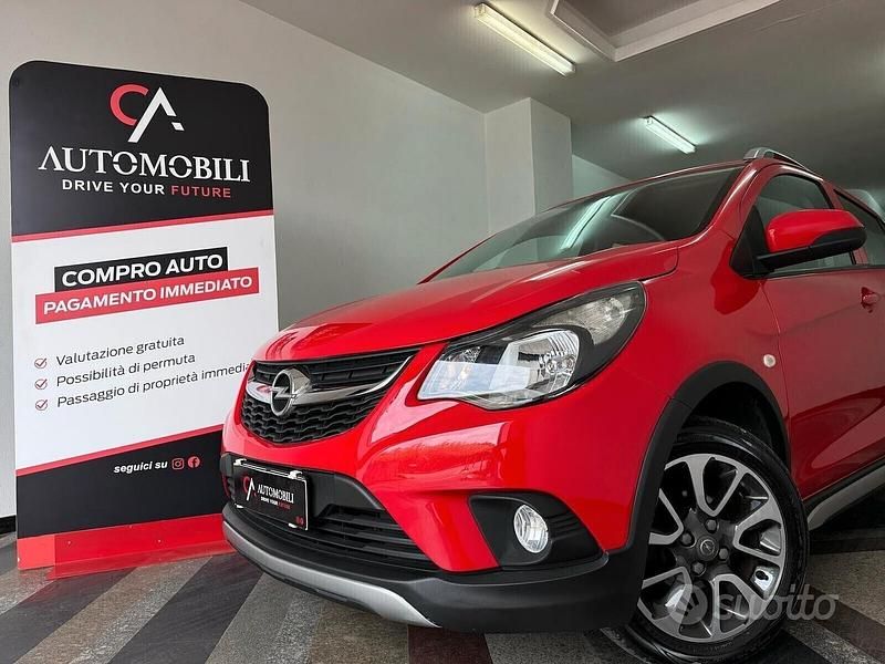 Usata Opel Karl Rocks 73 CV (53 kW) 2018 Rosso Utilitaria