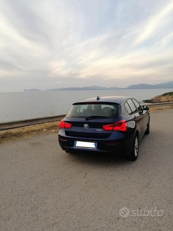 Usata BMW 116 116 CV (85 kW) 2019 Blu Utilitaria