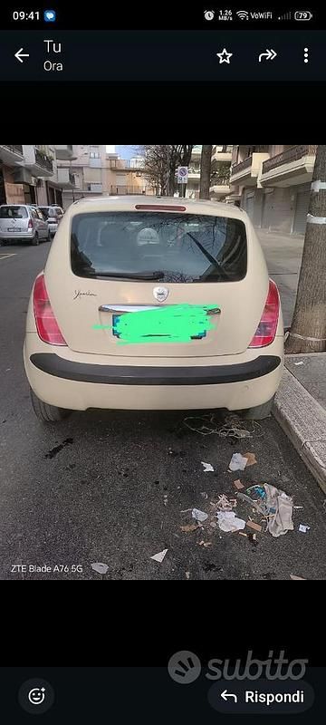 Usata Lancia Ypsilon 2004 Utilitaria