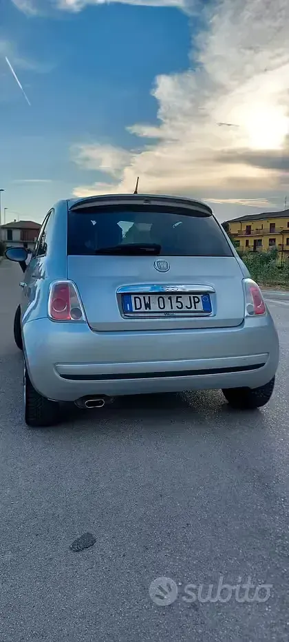 Usata Fiat 500 100 CV (73 kW) 2009 Grigio Cabrio