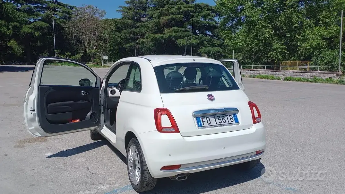 Usata Fiat 500 69 CV (50 kW) 2016 Bianco Berlina