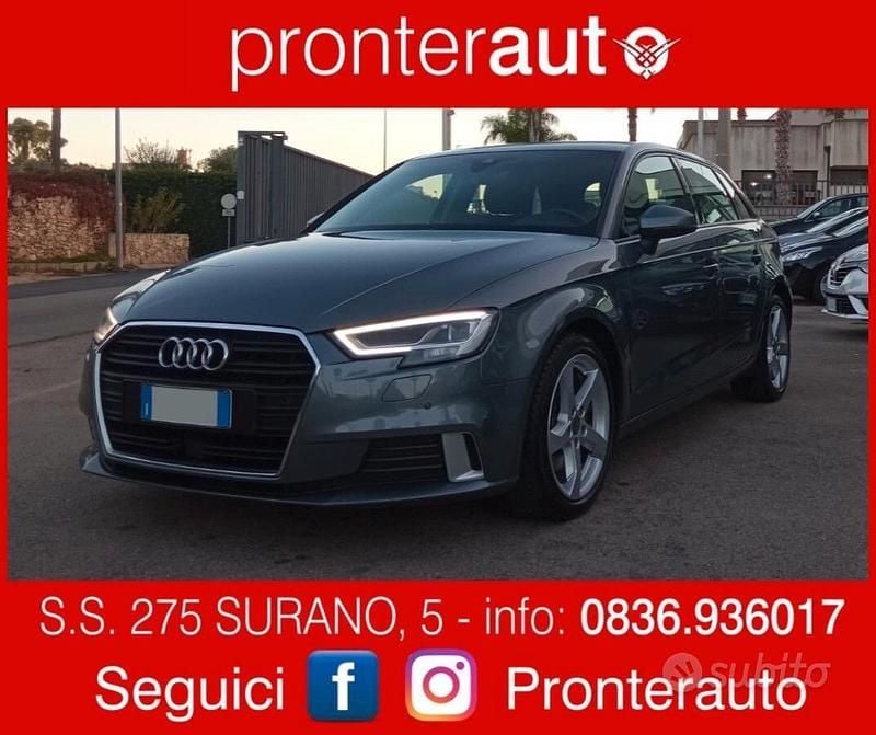 Usata Audi A3 Sport 150 CV (110 kW) 2019 Grigio Berlina