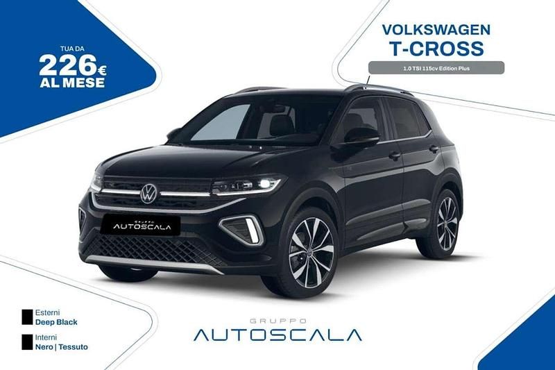 Deep black Nuova 2025 VW T-Cross Edition SUV | 22.690 € (Super prezzo) - Immagine 1/1