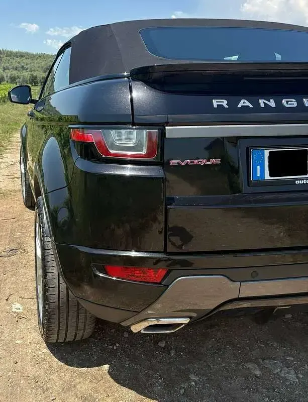 Usata Land Rover Range Rover evoque Dynamic 150 CV (110 kW) 2017 Nero Cabrio