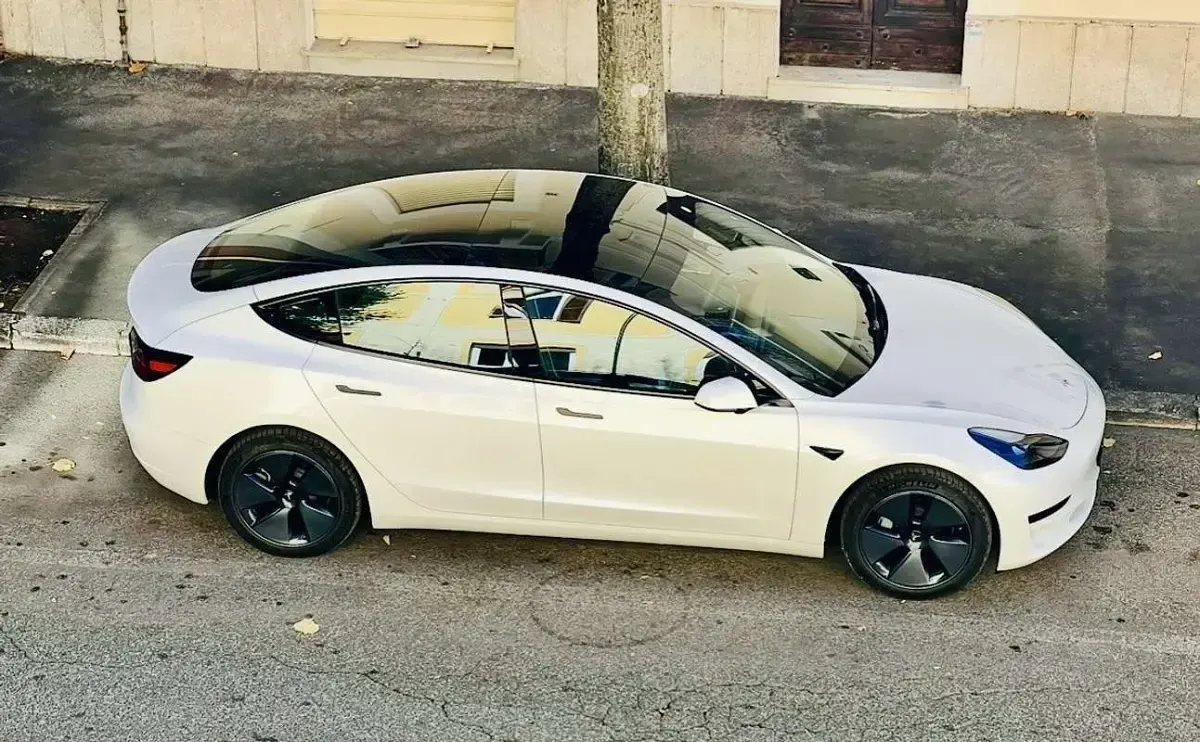 Usata Tesla Model 3 Standard Range Plus 88 kW (120 CV) 2021 Bianco Berlina