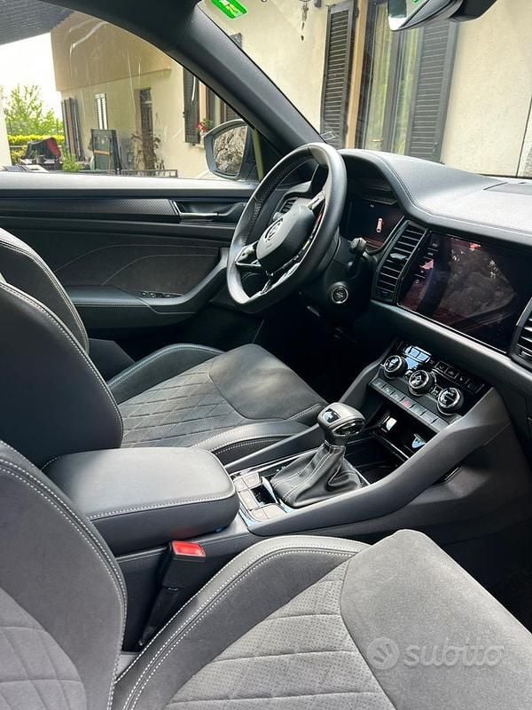 Usata Skoda Kodiaq SportLine 150 CV (110 kW) 2022 Grigio SUV