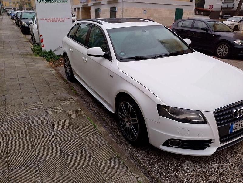Usata Audi A4 S-Line 140 CV (102 kW) 2011 Bianco Station wagon