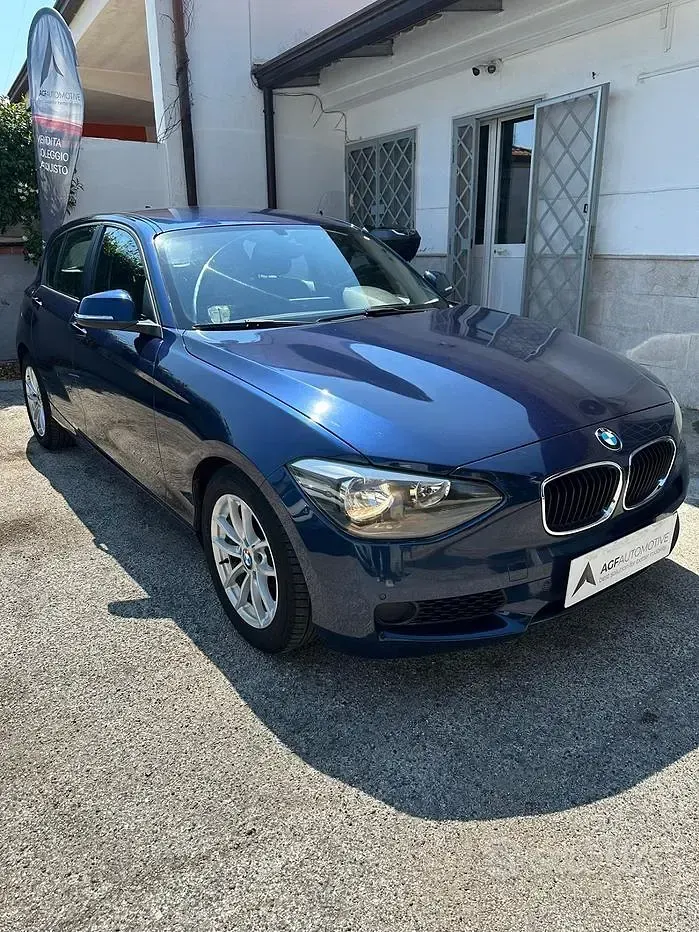 Usata BMW 116 Efficient Dynamics 116 CV (85 kW) 2013 Bluazzurro Utilitaria