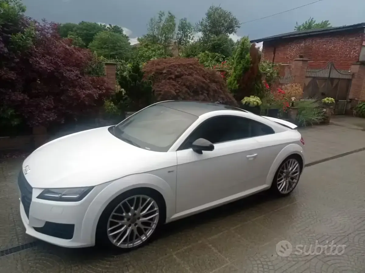 Usata Audi TT 184 CV (135 kW) 2014 Bianco Coupé