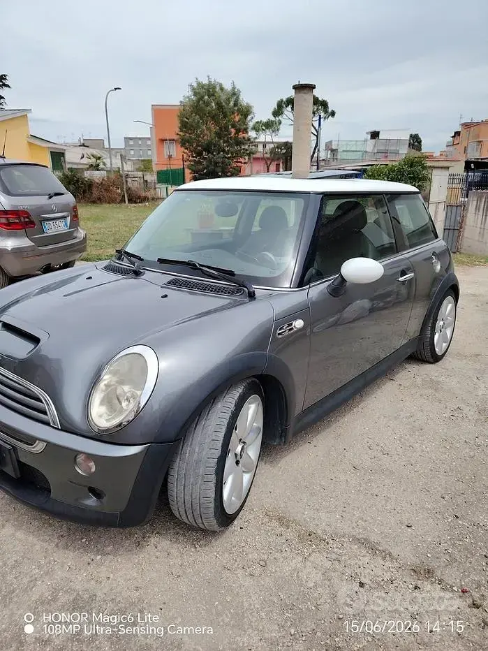 Usata Mini Cooper S 163 CV (119 kW) 2003 Grigio Utilitaria
