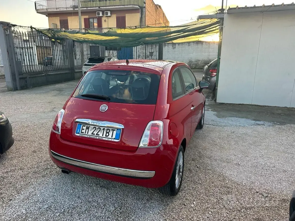 Usata Fiat 500 Lounge 69 CV (50 kW) 2012 Rosso Utilitaria
