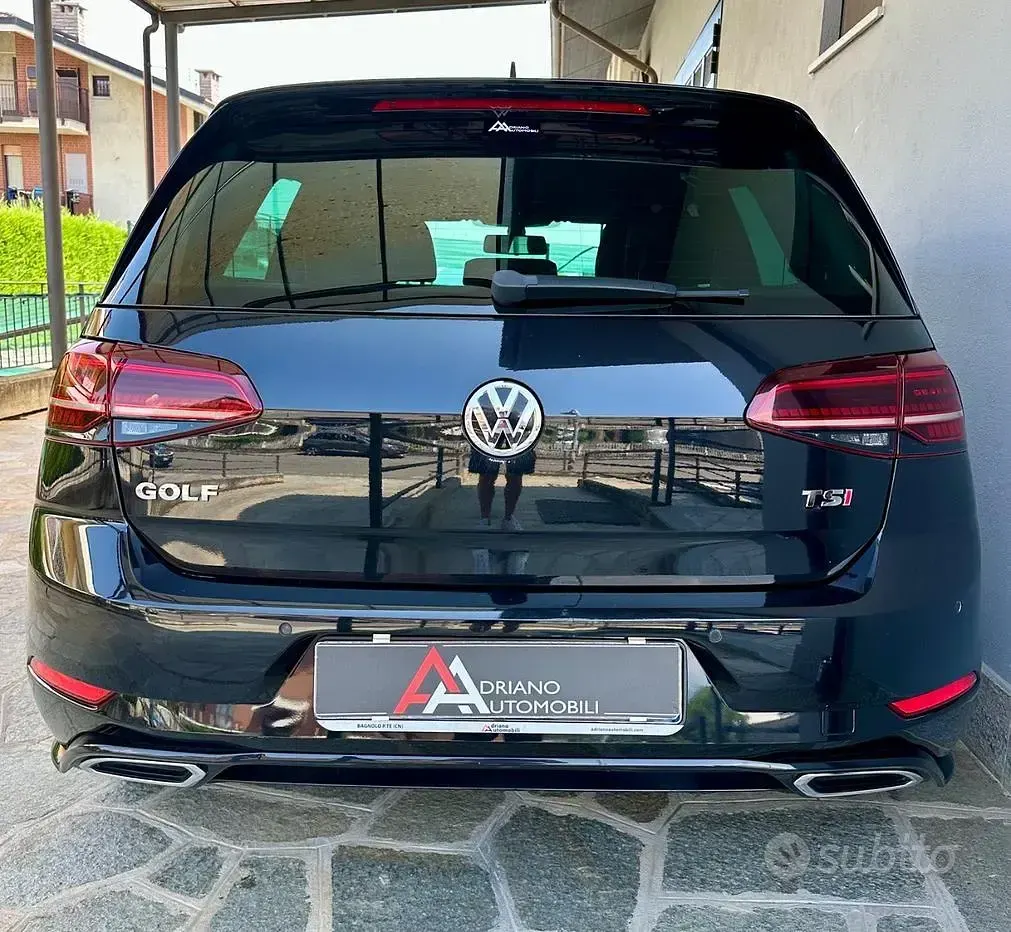Usata VW Golf VII R-line 150 CV (110 kW) 2020 Nero Berlina
