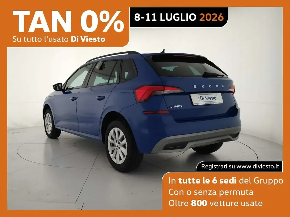 Usata Skoda Kamiq Ambition 110 CV (80 kW) 2024 K4 blu mediterraneo SUV