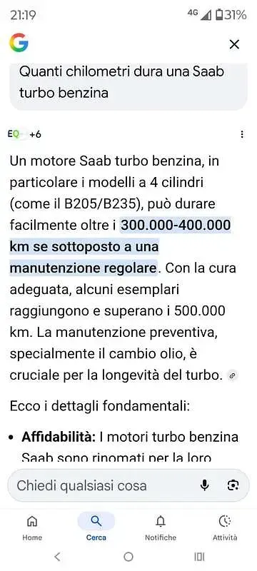 Usata Saab 9-3 Cabriolet Vector 175 CV (128 kW) 2004 Argento Cabrio