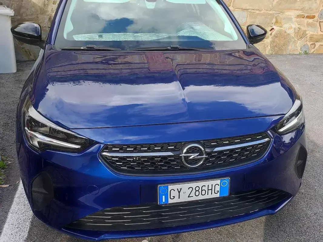 Usata Opel Corsa Elegance 101 CV (74 kW) 2021 Blu/azzurro Utilitaria