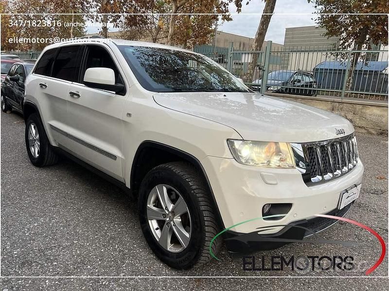 Usata Jeep Grand Cherokee Overland 250 CV (183 kW) 2012 Bianco SUV