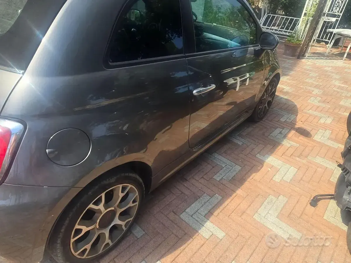 Usata Fiat 500 95 CV (69 kW) 2016 Grigio Cabrio