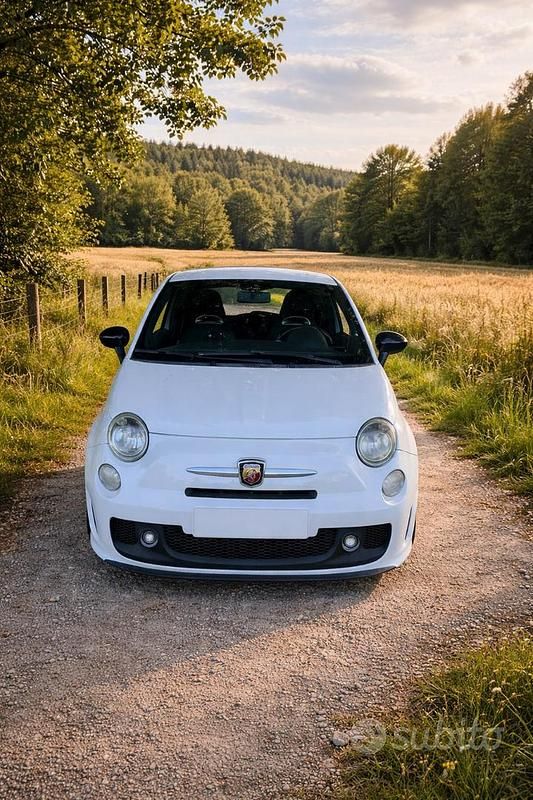 Usata Fiat 500 Abarth 135 CV (99 kW) 2010 Bianco Berlina