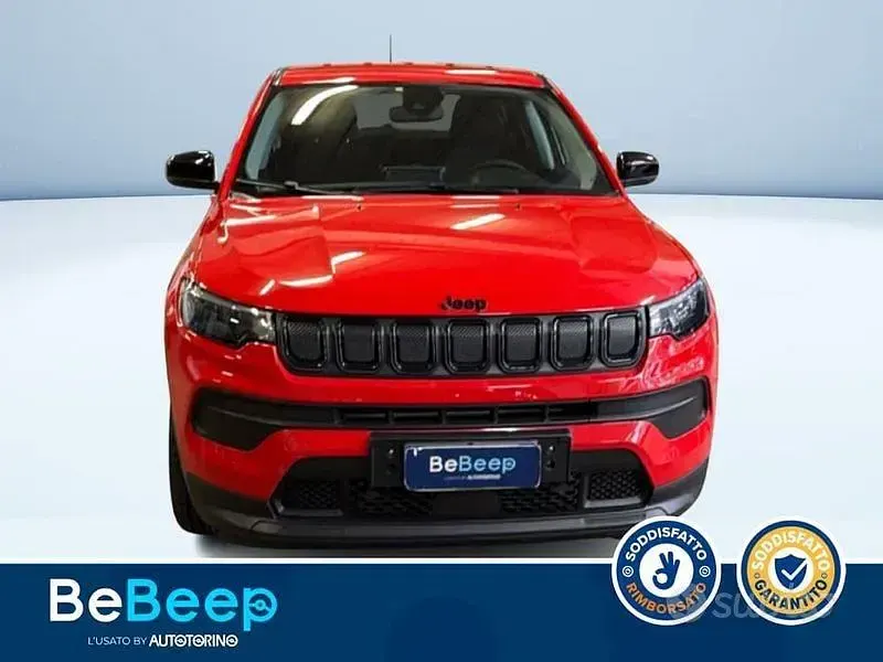 Usata Jeep Compass Longitude 131 CV (96 kW) 2022 Rosso metallizzato SUV