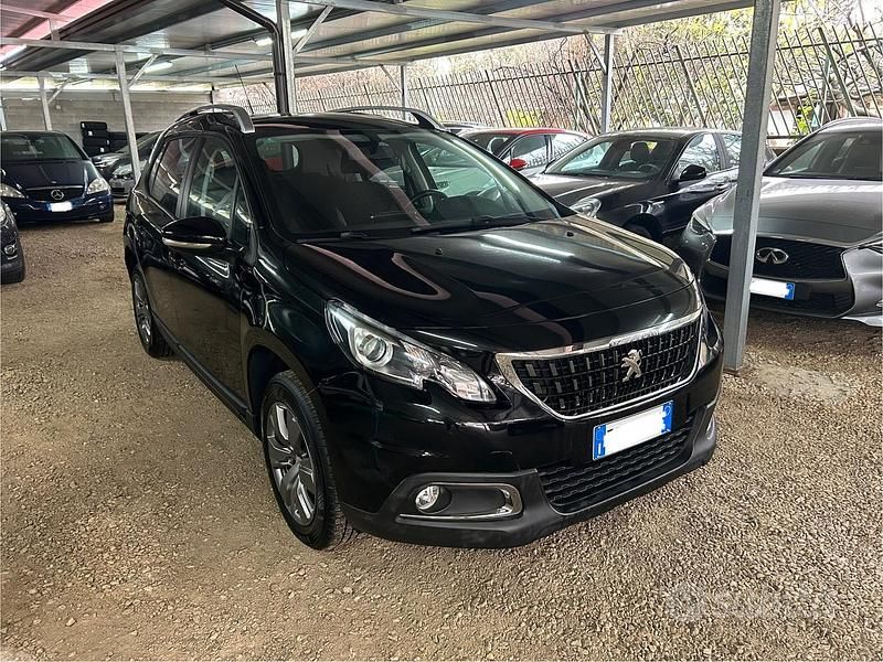 Usata Peugeot 2008 Allure 82 CV (60 kW) 2018 Nero SUV