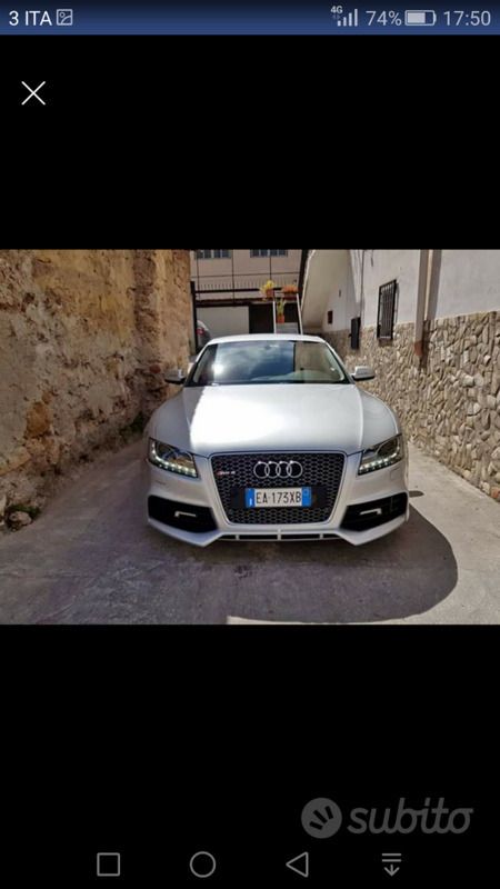 Usata Audi A5 190 CV (139 kW) 2010 Grigio Coupé