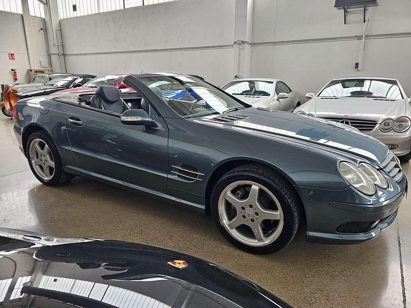 Usata Mercedes SL500 AMG 306 CV (225 kW) 2001 Blu/azzurro Cabrio